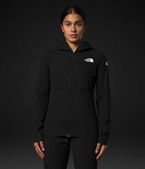 Vestes Polaires The North Face Summit Series FUTUREFLEECE™ Full-Zip Hoodie Femme Noir | PARIS ZWQVL