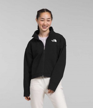 Vestes Polaires The North Face TNF™ Tech Full-Zip Fille Noir | FRANCE GBVHJ