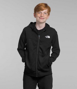 Vestes Polaires The North Face TNF™ Tech Full-Zip Hoodie Garcon Noir | PARIS RMWZA