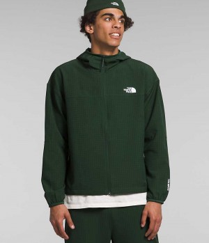 Vestes Polaires The North Face Tekware™ Grid Hoodie Homme Vert | FR TKLVN