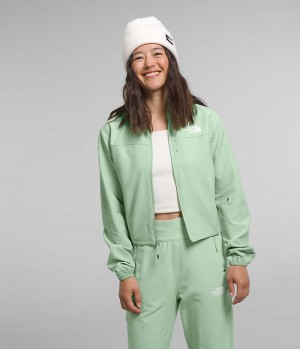 Vestes Polaires The North Face Tekware™ Grid Full-Zip Femme Menthe | FRANCE UPXAI