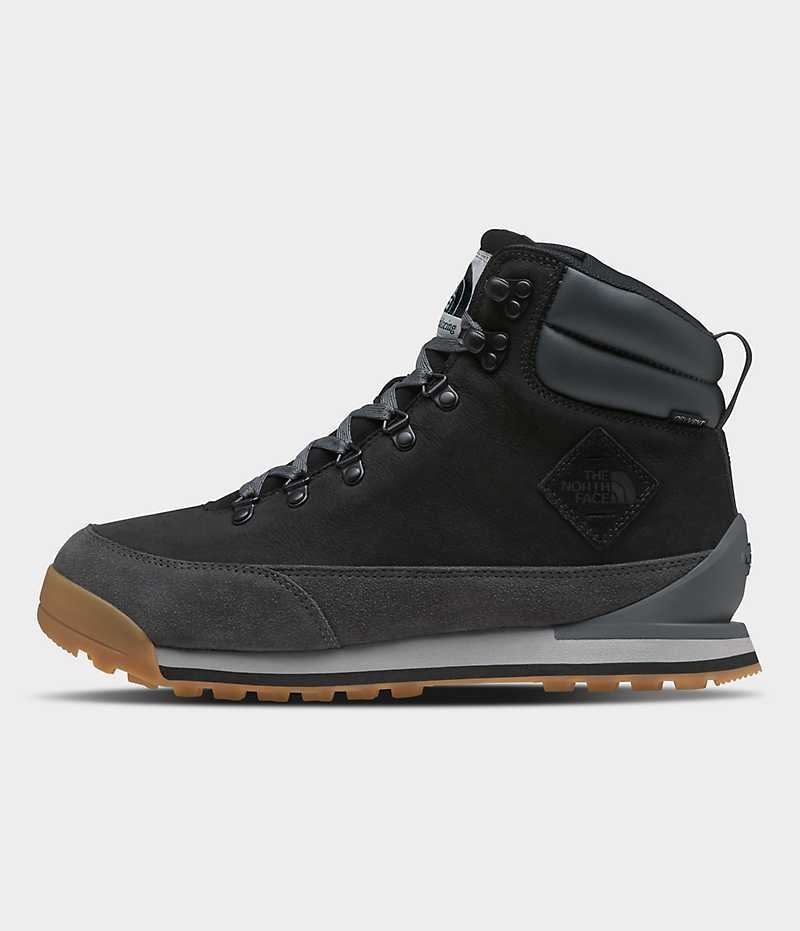 Botte Hiver The North Face Back-To-Berkeley IV Cuir Imperméables Homme Noir Grise | FRANCE BRLNP