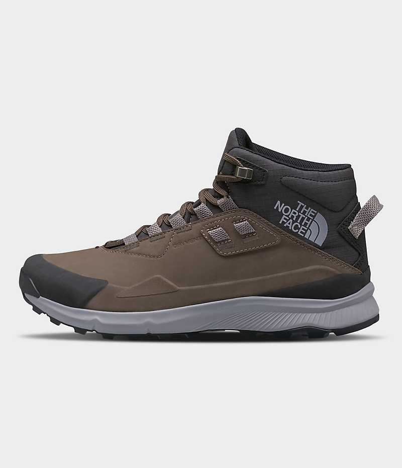 Botte Randonnée The North Face Cragstone Cuir Mid Imperméables Homme Marron | FRANCE QZEKO