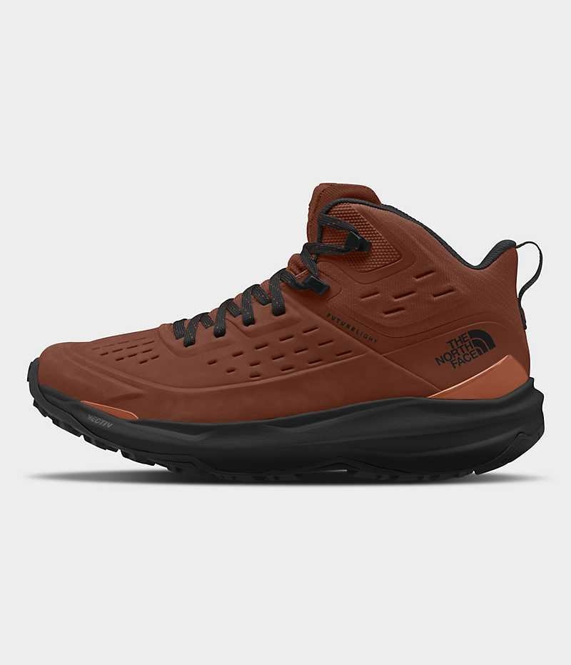 Botte Randonnée The North Face VECTIV Exploris 2 Mid FUTURELIGHT™ Cuir Homme Marron | FR BQWMY