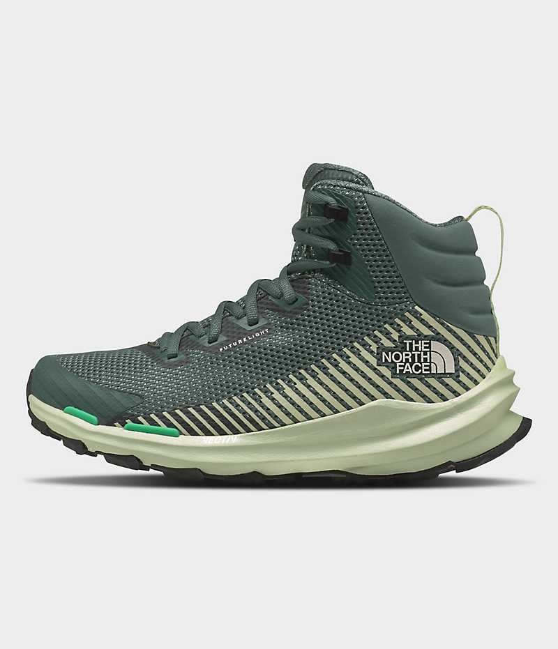 Botte Randonnée The North Face VECTIV™ Fastpack Mid FUTURELIGHT™ Femme Vert | FRANCE QZOLK