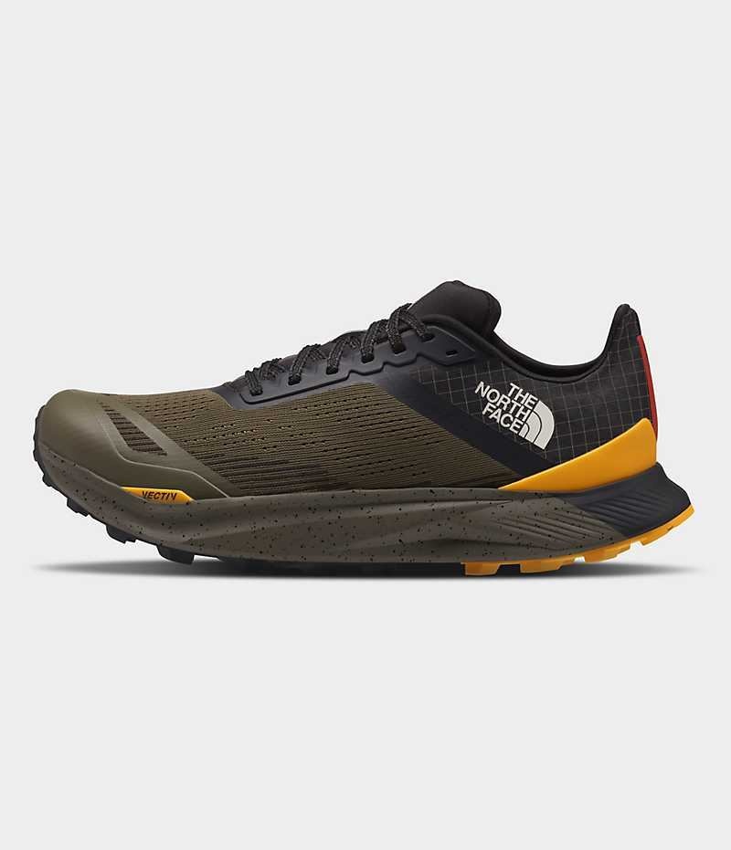 Chaussure Trail Running The North Face VECTIV Infinite 2 Homme Vert Olive Noir | FR OYJFH