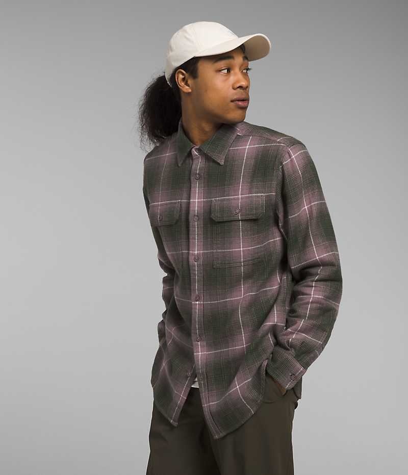 Chemise The North Face Arroyo Flannel Homme Fushia | FRANCE DZWYF