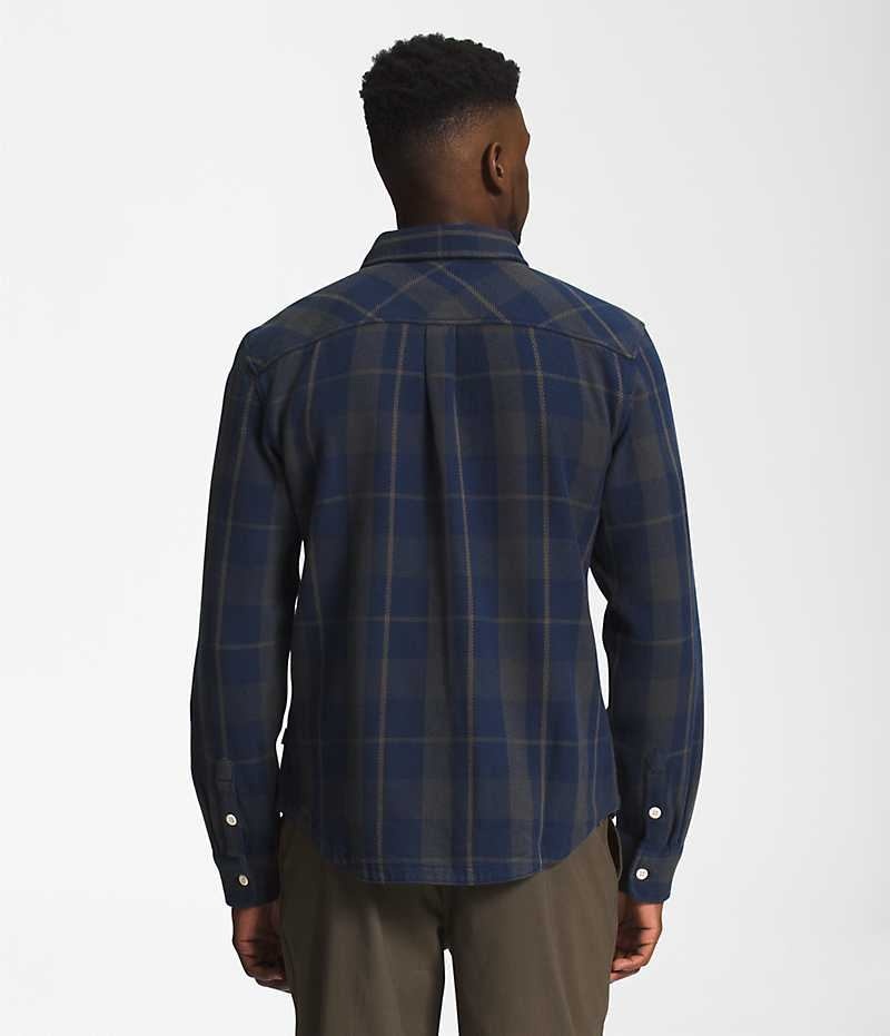 Chemise The North Face Valley Twill Flannel Homme Bleu Marine | FRANCE NXCLB