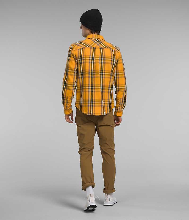 Chemise The North Face Valley Twill Flannel Homme Doré | PARIS BSKHC