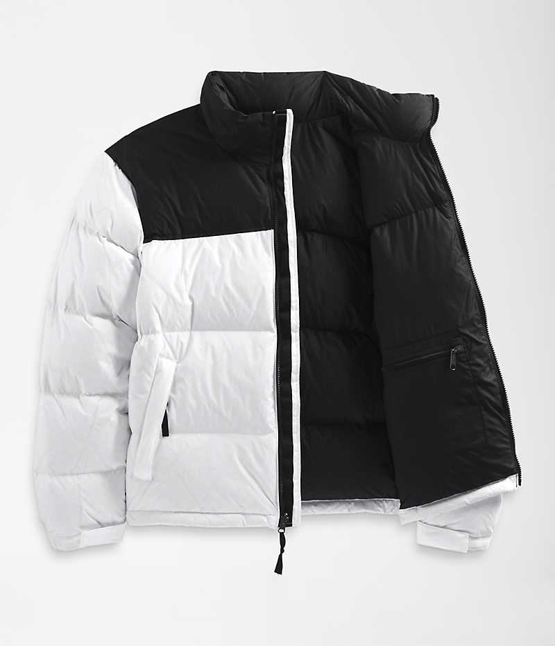 Doudoune The North Face 1996 Retro Nuptse Homme Blanche Noir | FR AFETK