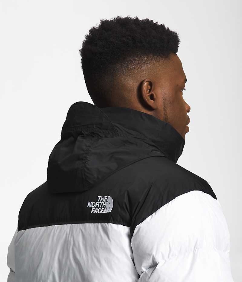 Doudoune The North Face 1996 Retro Nuptse Homme Blanche Noir | FR AFETK