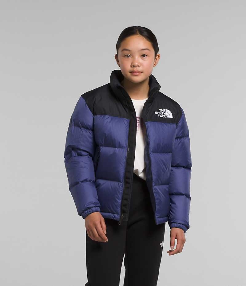 Doudoune The North Face 1996 Retro Nuptse Fille Bleu | PARIS UKLCE