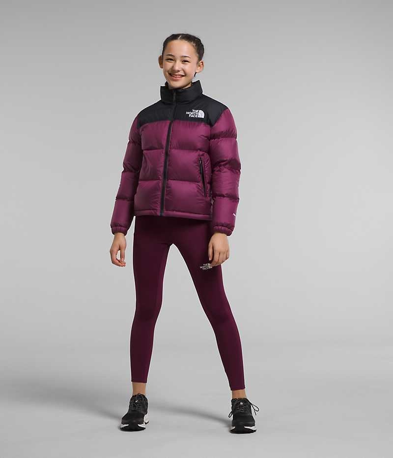 Doudoune The North Face 1996 Retro Nuptse Fille Bordeaux | FRANCE WNYIU