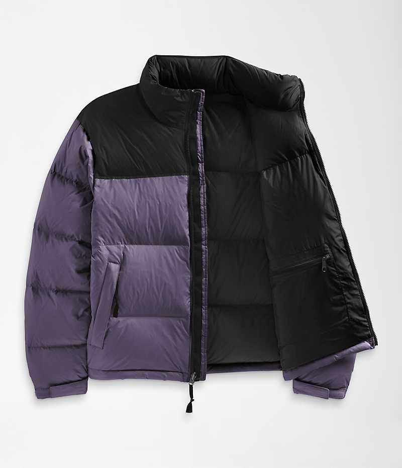 Doudoune The North Face 1996 Retro Nuptse Homme Violette Noir | FR QMZPR