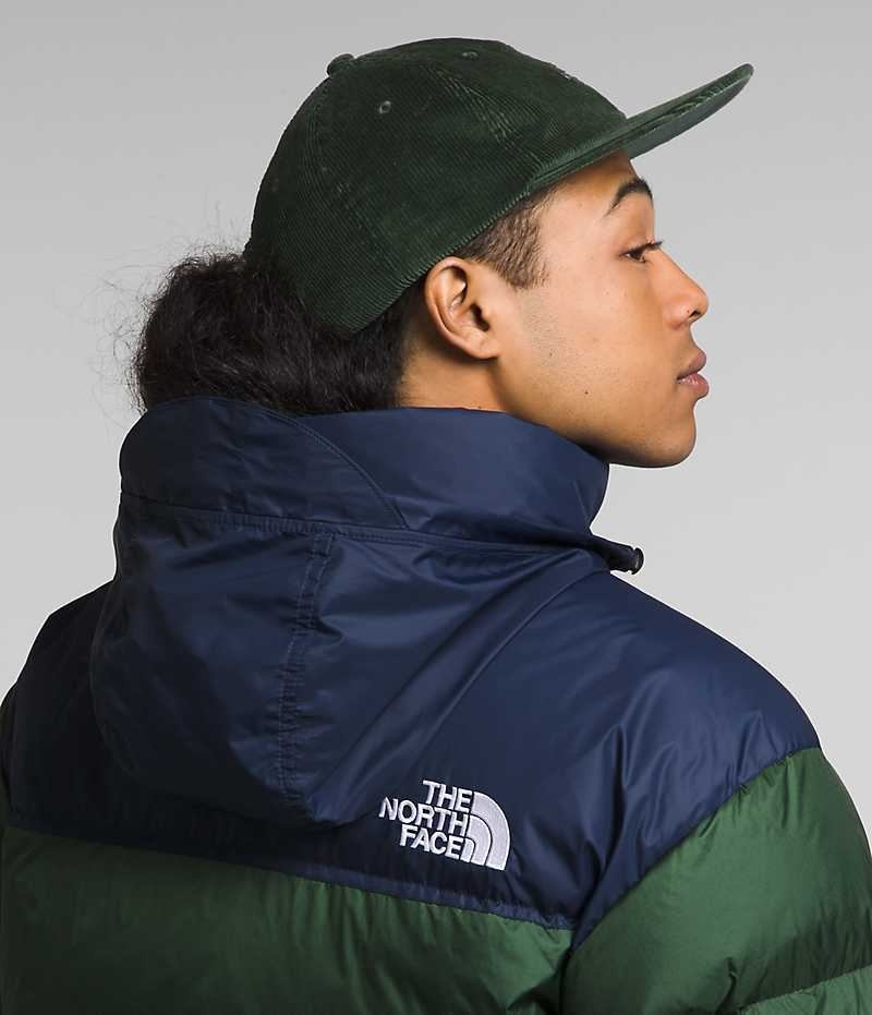 Doudoune The North Face 1996 Retro Nuptse Homme Vert Bleu Marine | FRANCE FCEJT