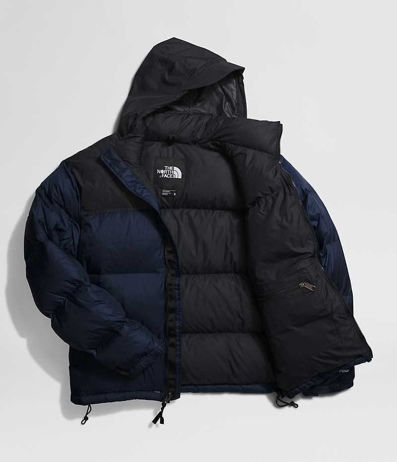 Doudoune The North Face 1996 Retro Nuptse Homme Bleu Marine Noir | PARIS QJUIM