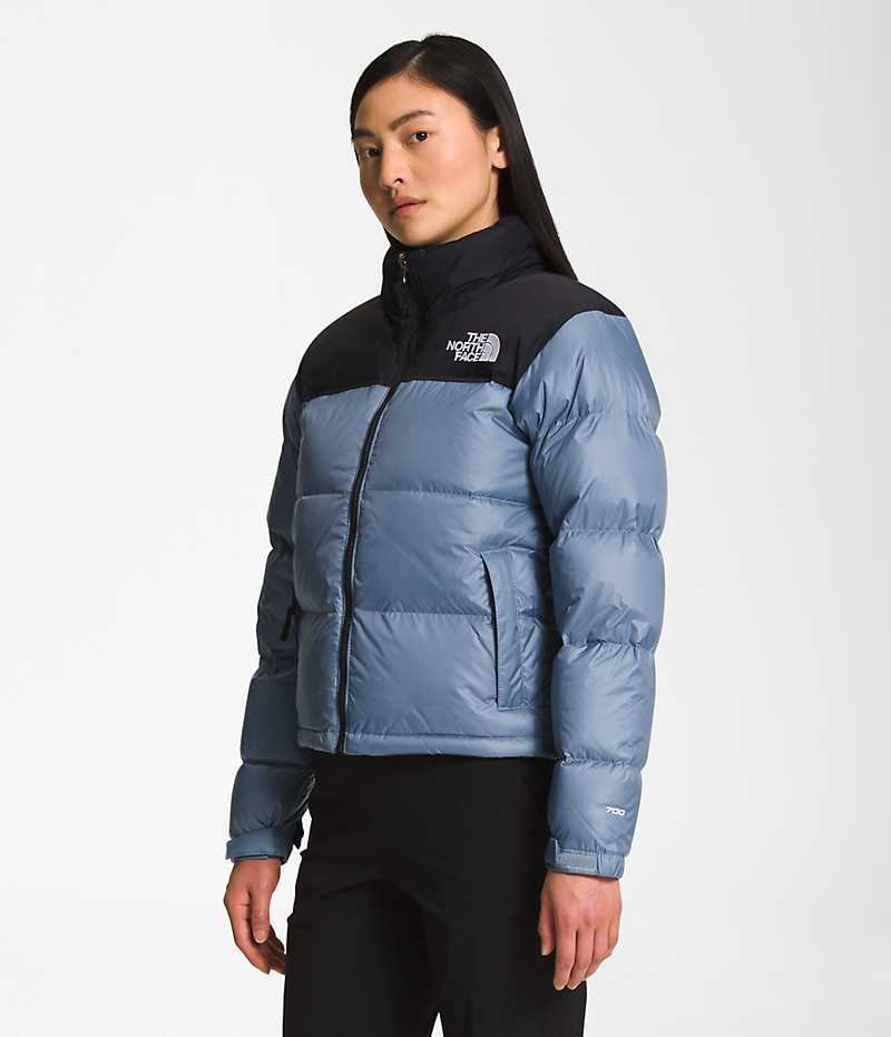 Doudoune The North Face 1996 Retro Nuptse Femme Bleu | FRANCE DLYRH