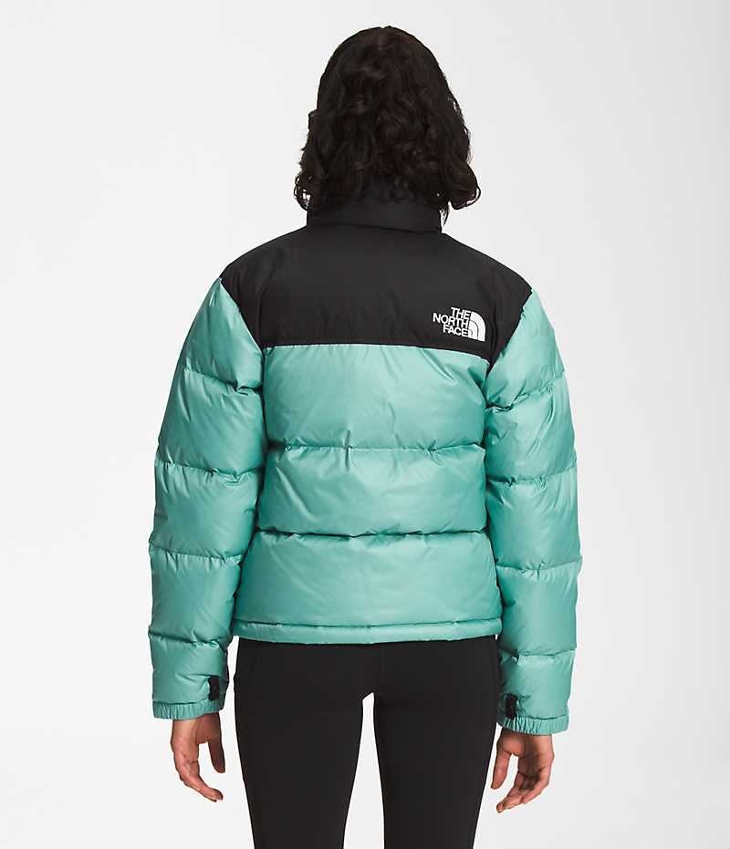 Doudoune The North Face 1996 Retro Nuptse Femme Turquoise | FR GZOXQ