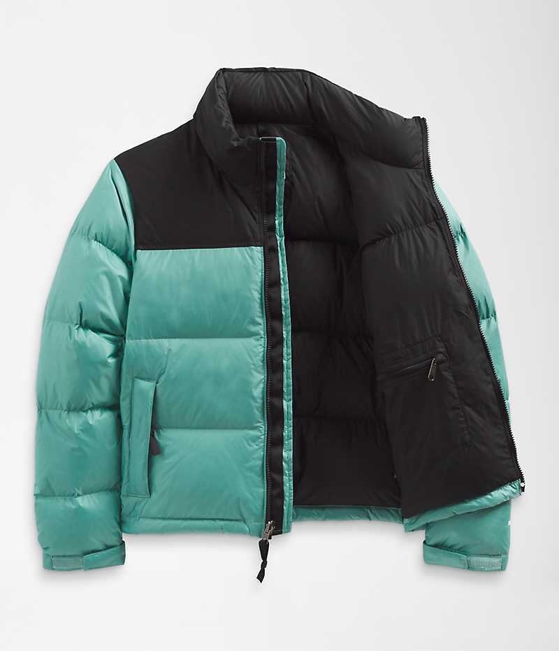 Doudoune The North Face 1996 Retro Nuptse Femme Turquoise | FR GZOXQ