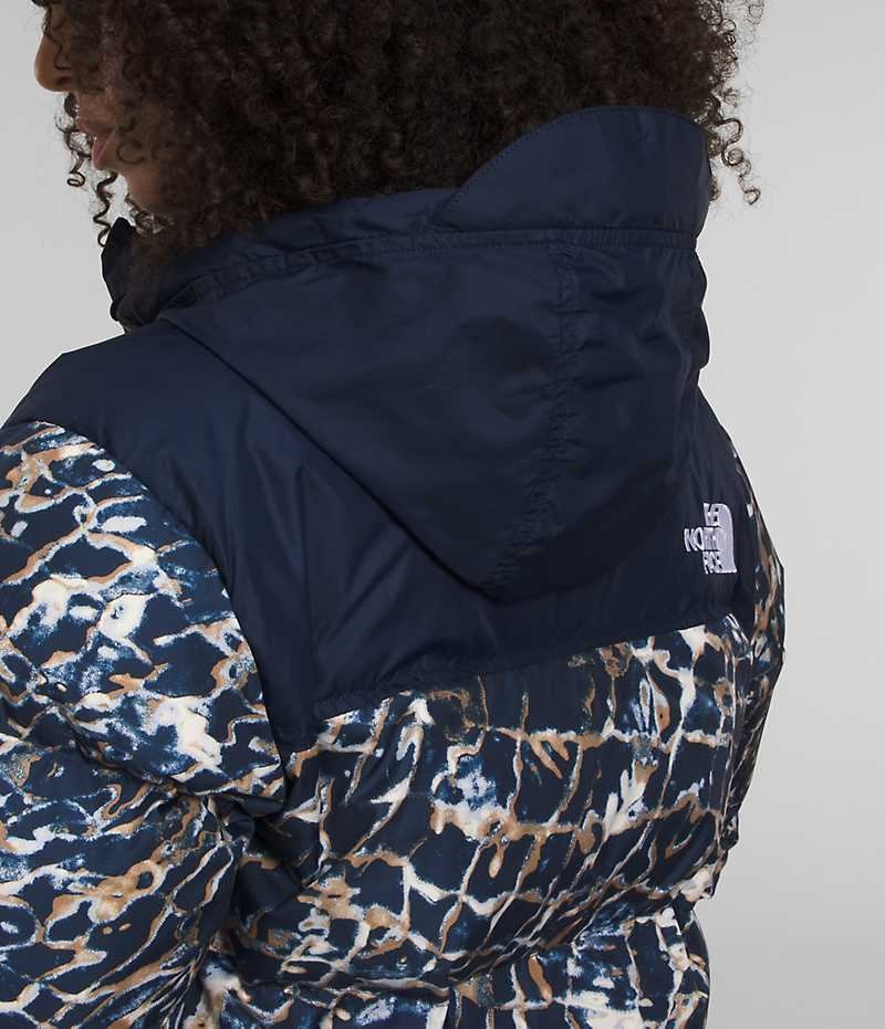 Doudoune The North Face 1996 Retro Nuptse Femme Bleu Marine | PARIS AUICX