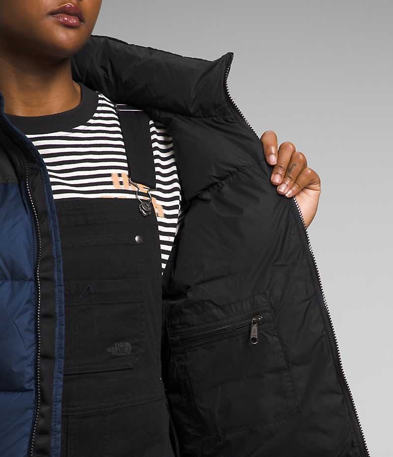 Doudoune The North Face 1996 Retro Nuptse Femme Bleu Marine Noir | FR HSPVD