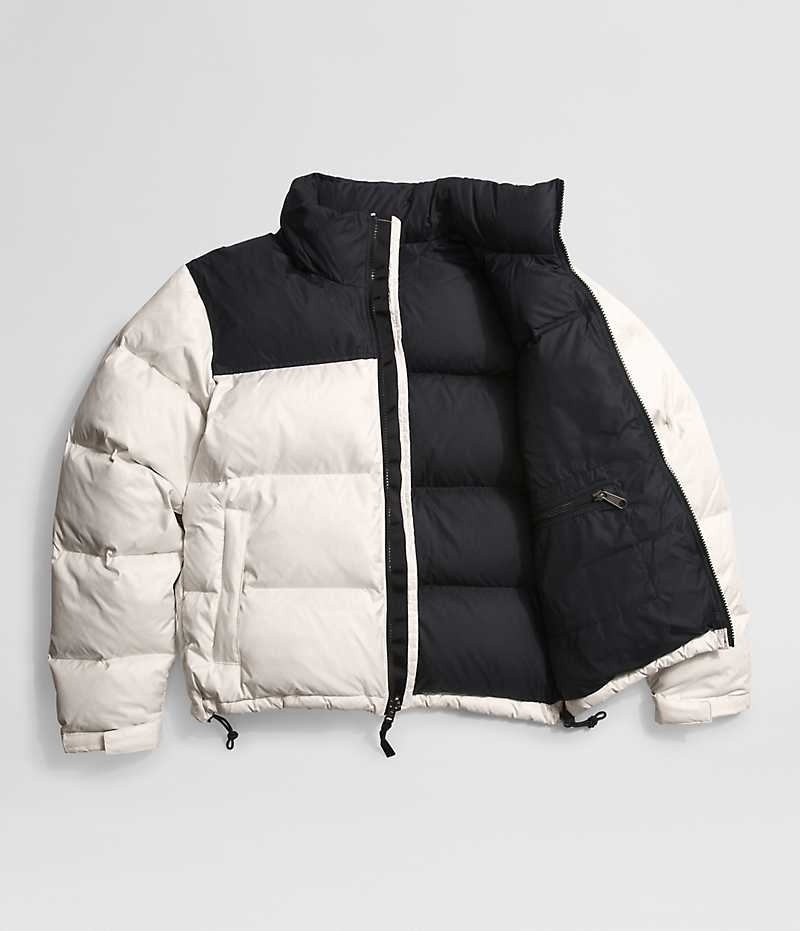 Doudoune The North Face 1996 Retro Nuptse Femme Blanche Noir | PARIS FRIJB