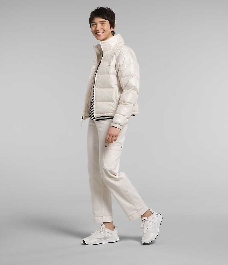 Doudoune The North Face 2000 Retro Nuptse Femme Blanche | PARIS QDENP