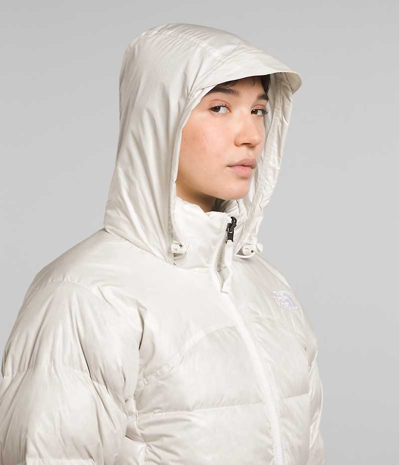 Doudoune The North Face 2000 Retro Nuptse Femme Blanche | PARIS QDENP