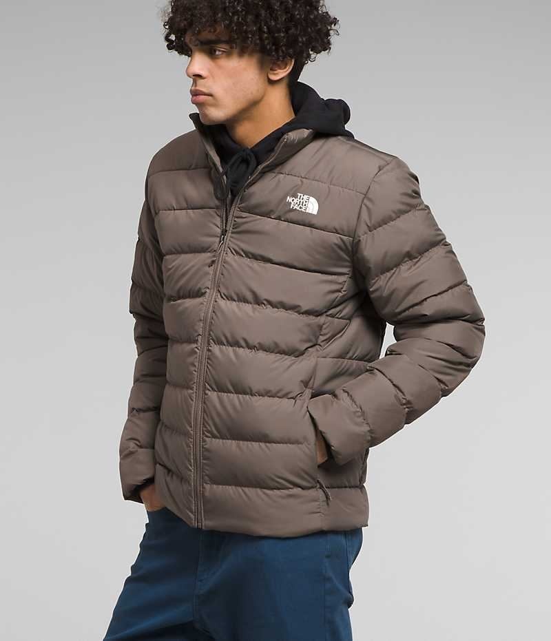 Doudoune The North Face Aconcagua 3 Homme Marron | FR EDCLZ