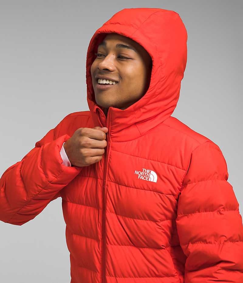 Doudoune The North Face Aconcagua 3 Hoodie Homme Rouge | FRANCE GSKBW