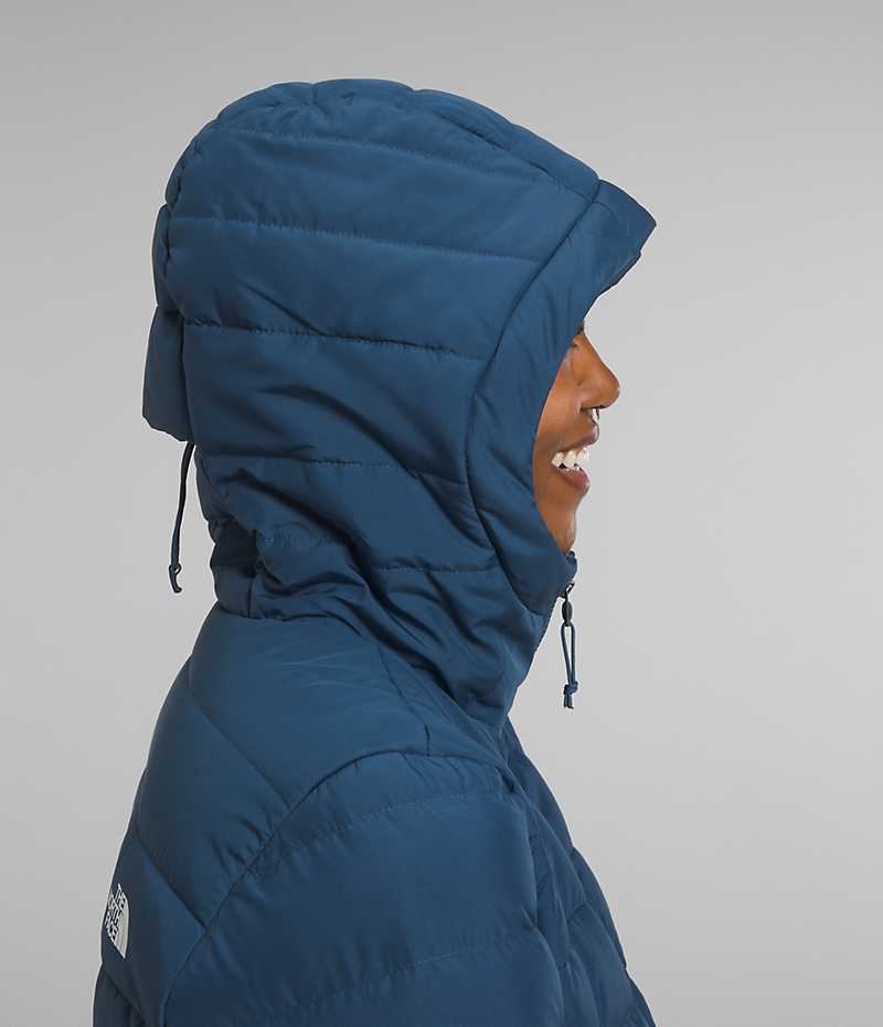 Doudoune The North Face Aconcagua 3 Hoodie Femme Bleu | FRANCE AERGT