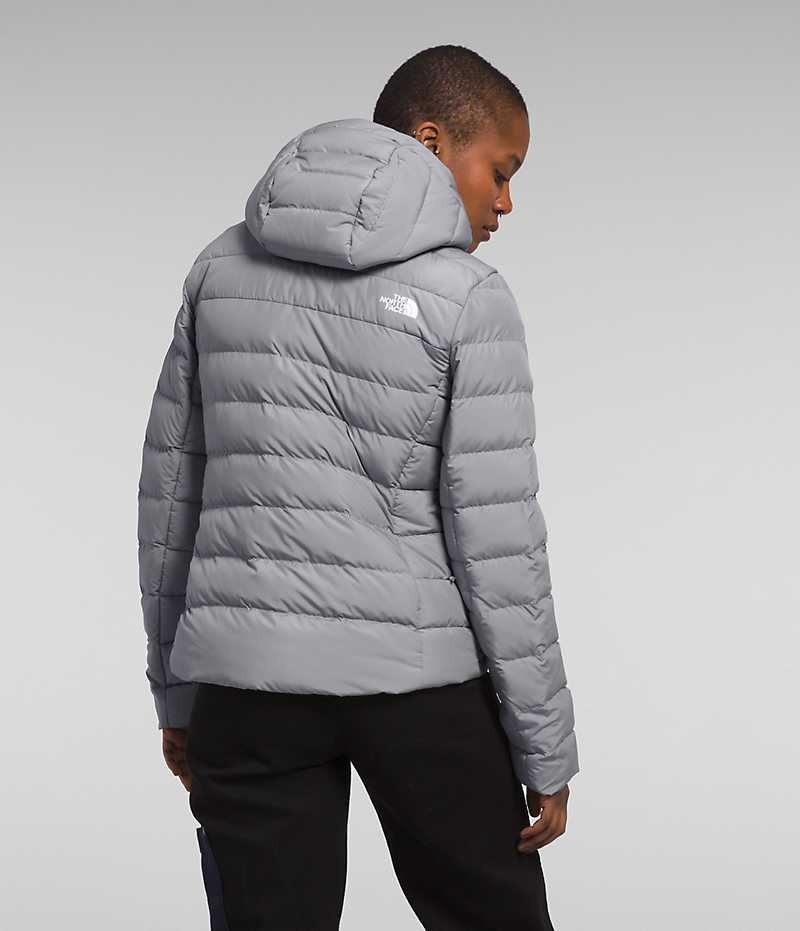 Doudoune The North Face Aconcagua 3 Hoodie Femme Grise | PARIS AWYSI