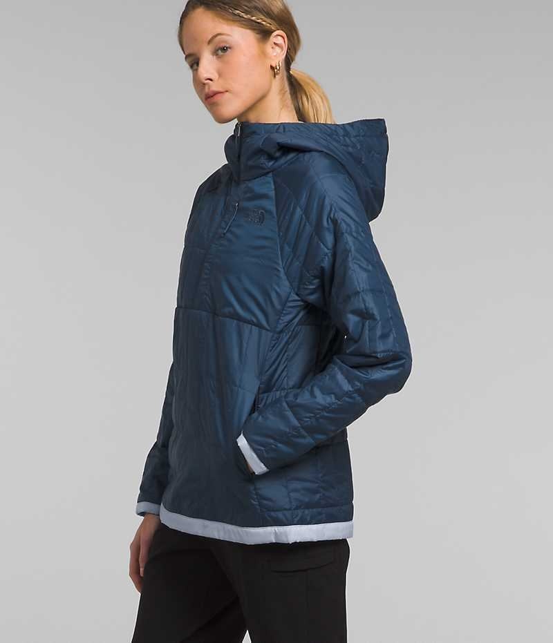 Doudoune The North Face Circaloft ¼-Zip Pullover Femme Bleu | PARIS PGBIF