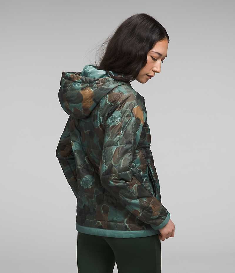 Doudoune The North Face Circaloft ¼-Zip Pullover Femme Camouflage | FRANCE VLGJZ