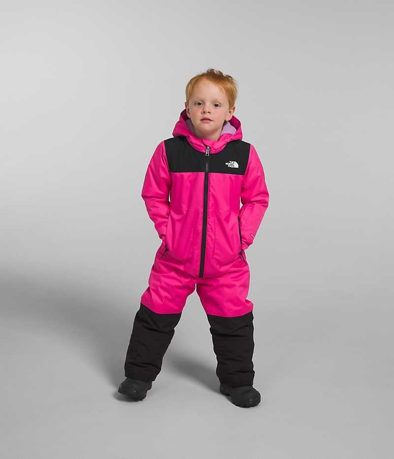 Doudoune The North Face Freedom Snow Suit Garcon Rose | FR ZJLHK