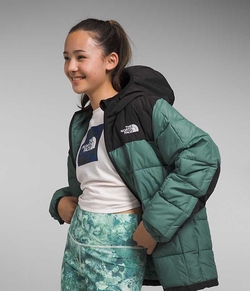 Doudoune The North Face Lhotse Fille Vert | PARIS HYGBO