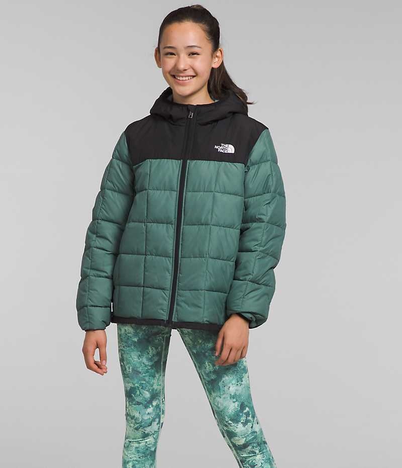 Doudoune The North Face Lhotse Fille Vert | PARIS HYGBO