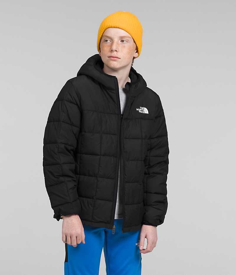 Doudoune The North Face Lhotse Garcon Noir | PARIS KQGDB