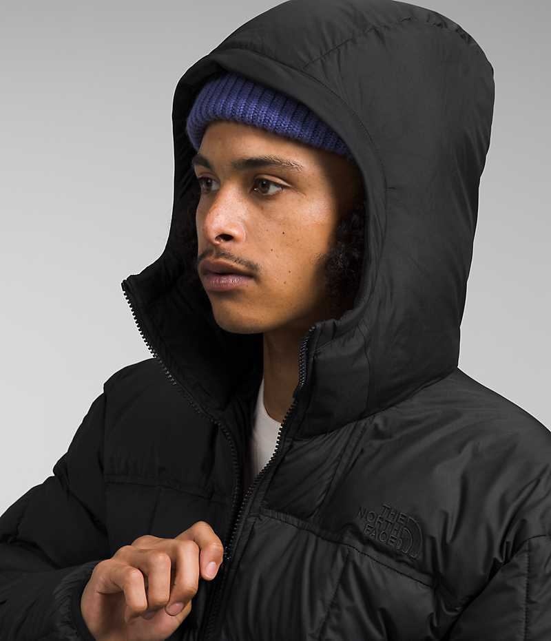 Doudoune The North Face Lhotse Reversible Hoodie Homme Noir | FR CWDPR