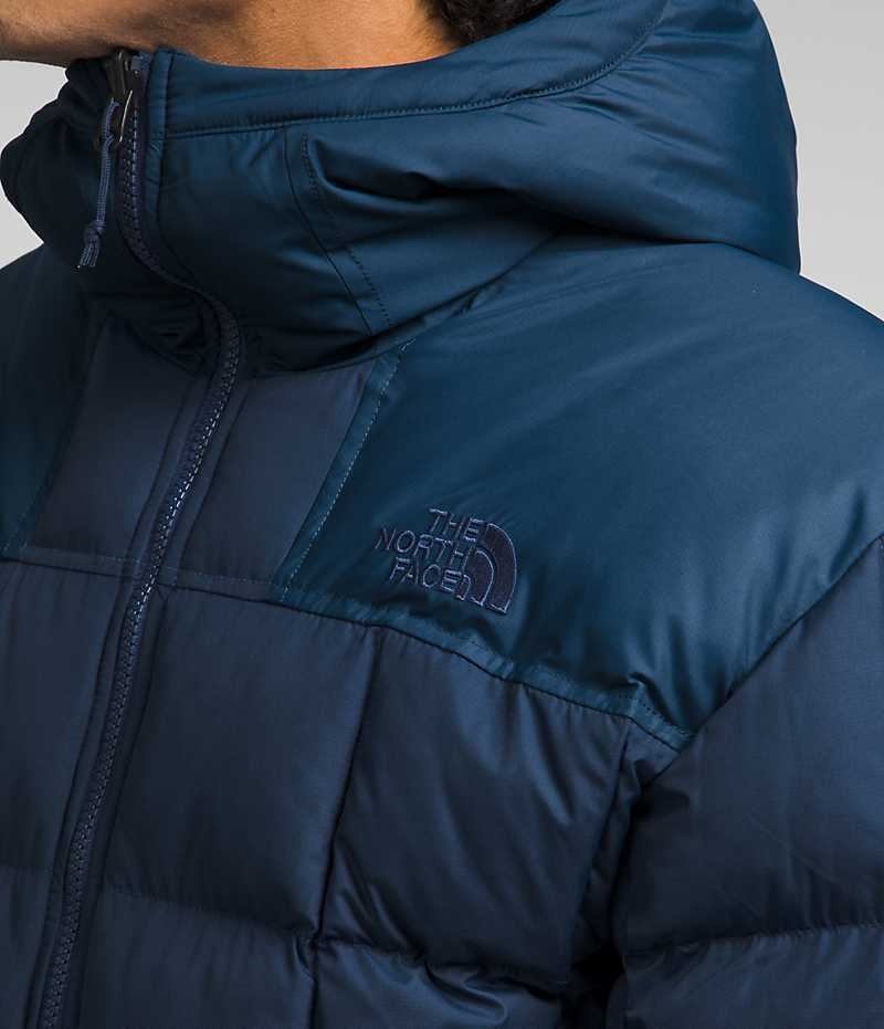 Doudoune The North Face Lhotse Reversible Hoodie Homme Bleu Marine | FRANCE VWAOK