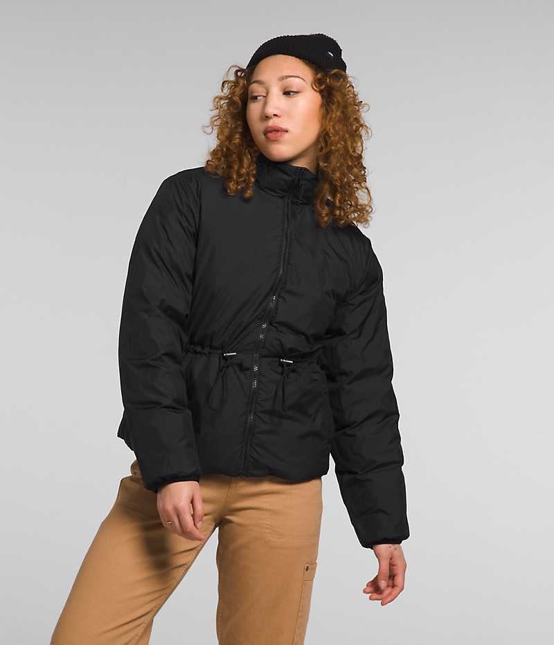 Doudoune The North Face Lhotse Reversible Femme Noir | FR NSAFX