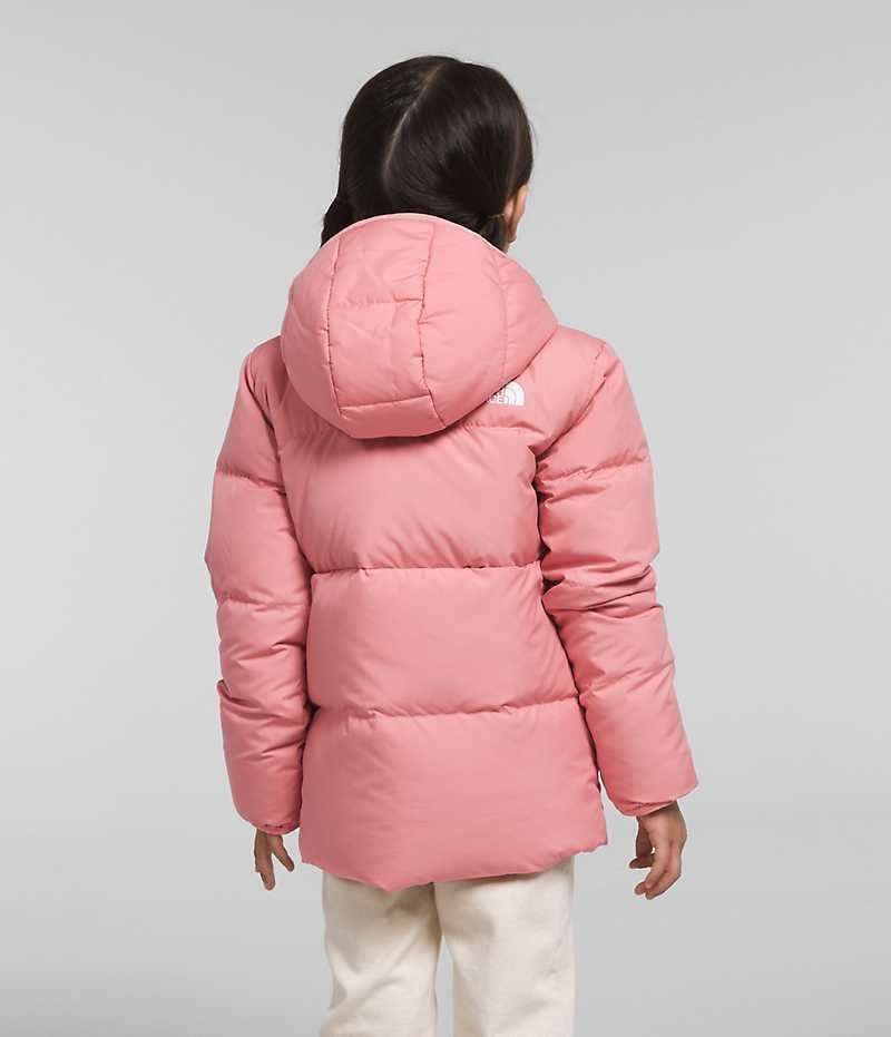 Doudoune The North Face North Encapuchonné Fille Rose | FR FNMHC