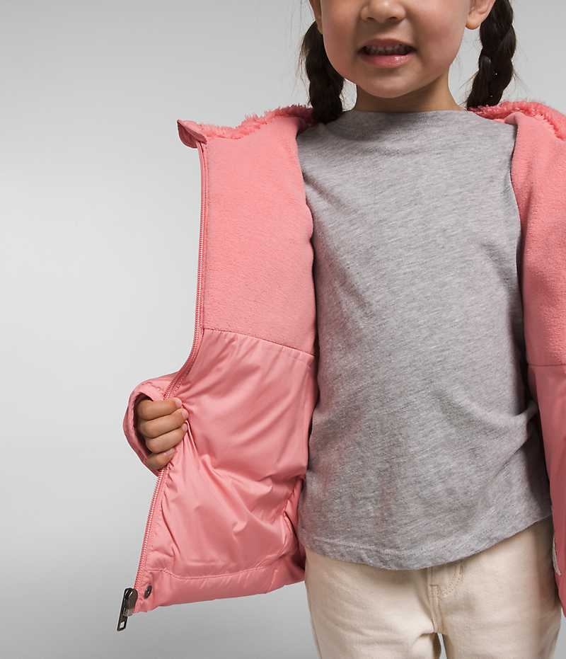 Doudoune The North Face North Encapuchonné Fille Rose | FR FNMHC