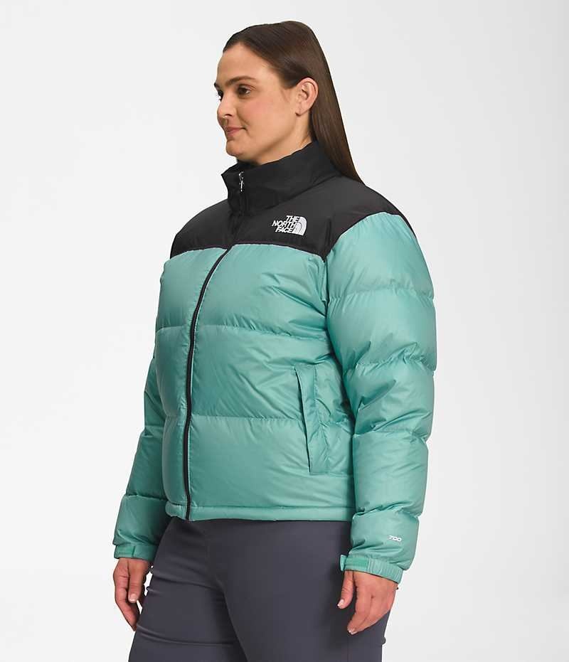 Doudoune The North Face Plus 1996 Retro Nuptse Femme Turquoise | FR NHCMX