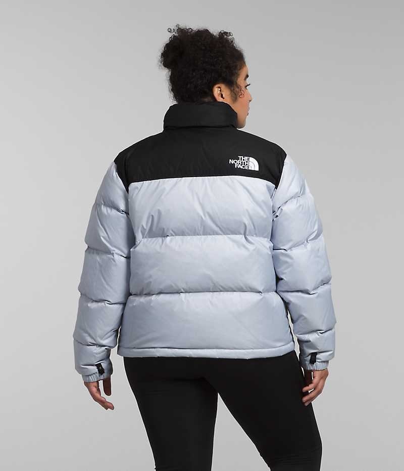 Doudoune The North Face Plus 1996 Retro Nuptse Femme Bleu Clair Noir | FR OUKPM