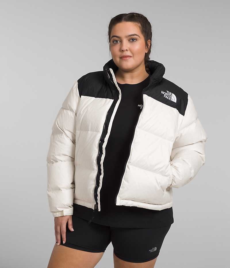 Doudoune The North Face Plus 1996 Retro Nuptse Femme Blanche | FR AWCOY