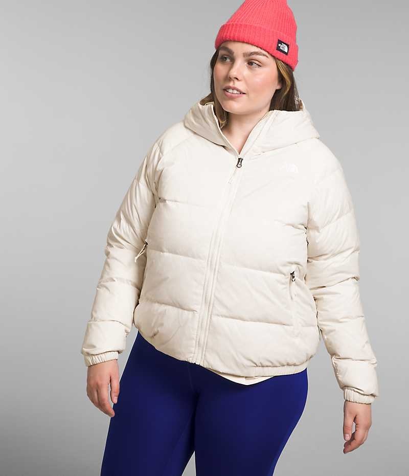 Doudoune The North Face Plus Hydrenalite™ Hoodie Femme Blanche | FRANCE IFSLD