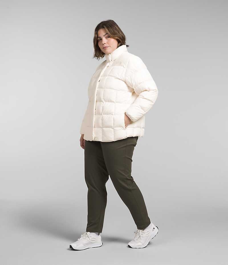 Doudoune The North Face Plus Lhotse Reversible Femme Blanche | FRANCE MYOUN