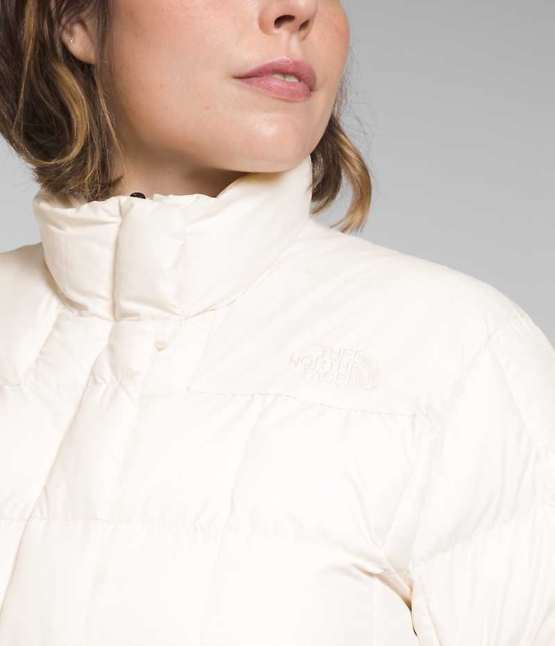 Doudoune The North Face Plus Lhotse Reversible Femme Blanche | FRANCE MYOUN