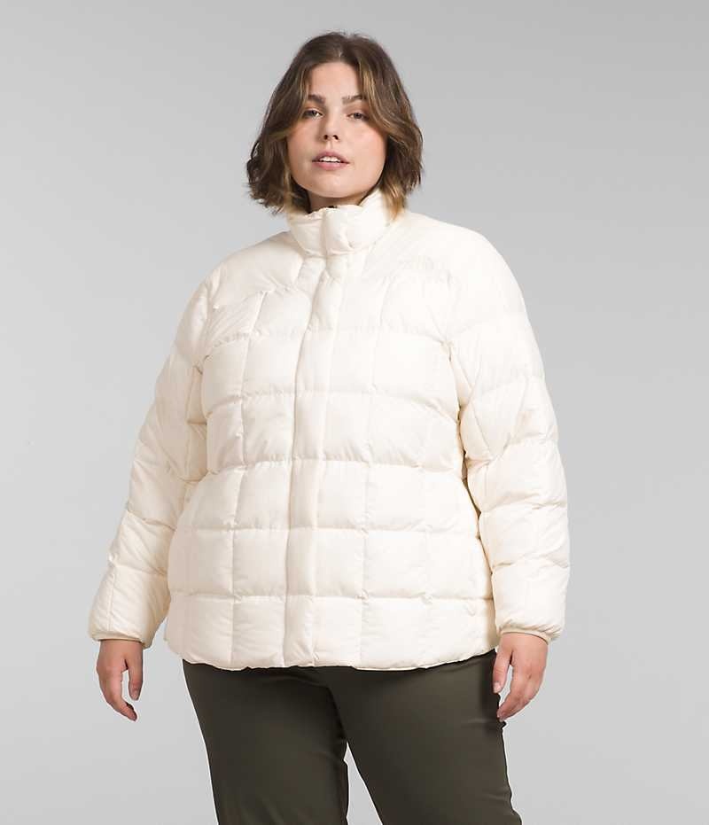 Doudoune The North Face Plus Lhotse Reversible Femme Blanche | FRANCE MYOUN